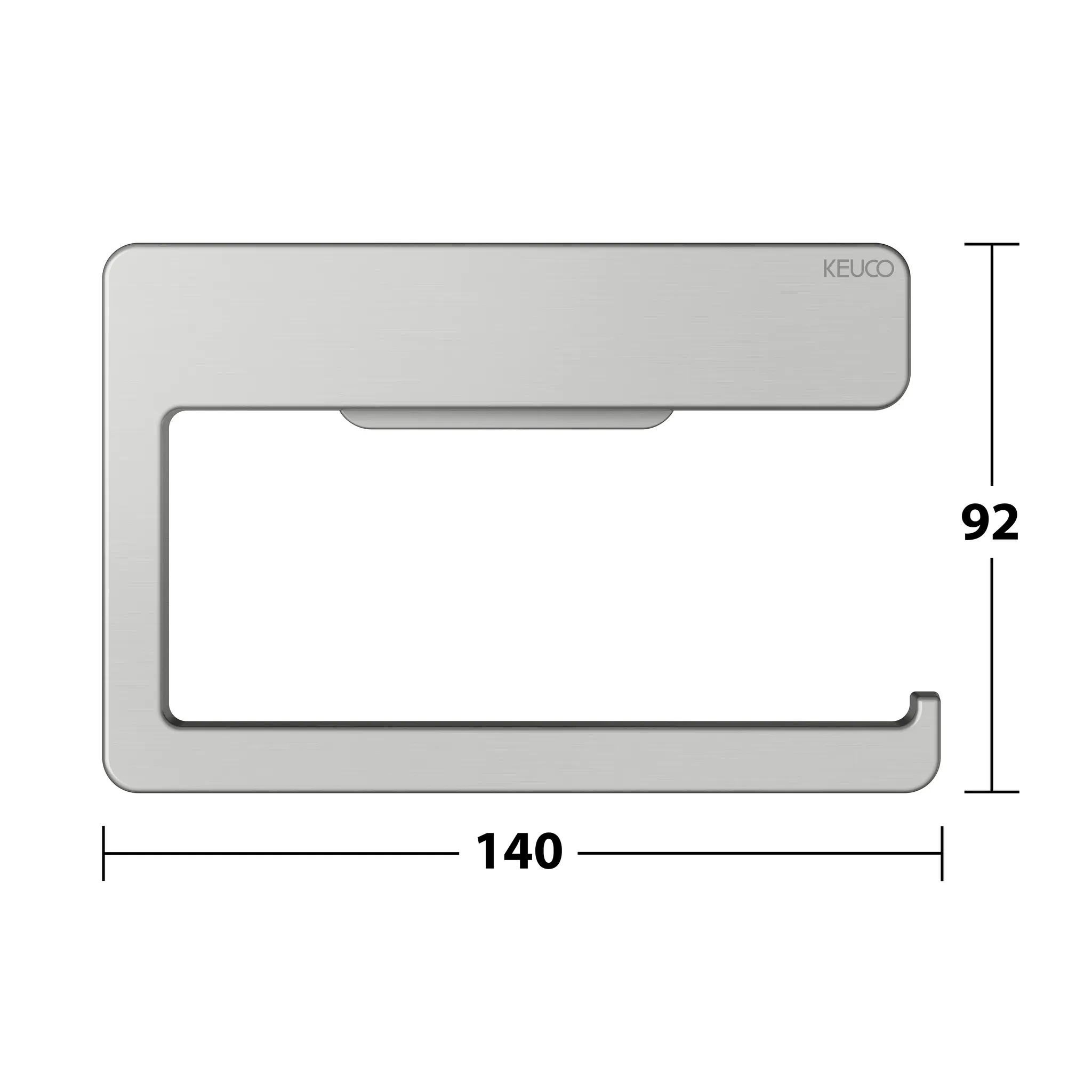 KEUCO COLLECTION MOLL Toilettenpapierhalter offene Form Edelstahl-finish KEUCO COLLECTION MOLL Toilettenpapierhalter offene Form Edelstahl-finish