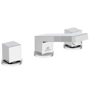 3-Loch-Waschtischarmatur Extra Ausladung 140mm mit Ablaufgarnitur Brushed Gold 3-Loch-Waschtischarmatur Extra Ausladung 140mm mit Ablaufgarnitur Brushed Gold