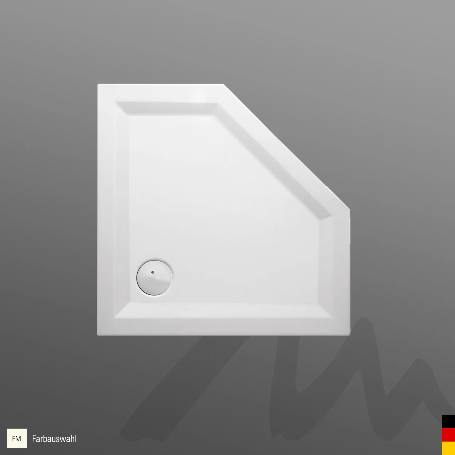 Mauersberger Acryl-Duschwanne ceptor 90⁄45 SF 900x900(450)x55, Farbgruppe: 3 Mauersberger Acryl-Duschwanne ceptor 90⁄45 SF 900x900(450)x55, Farbgruppe: 3