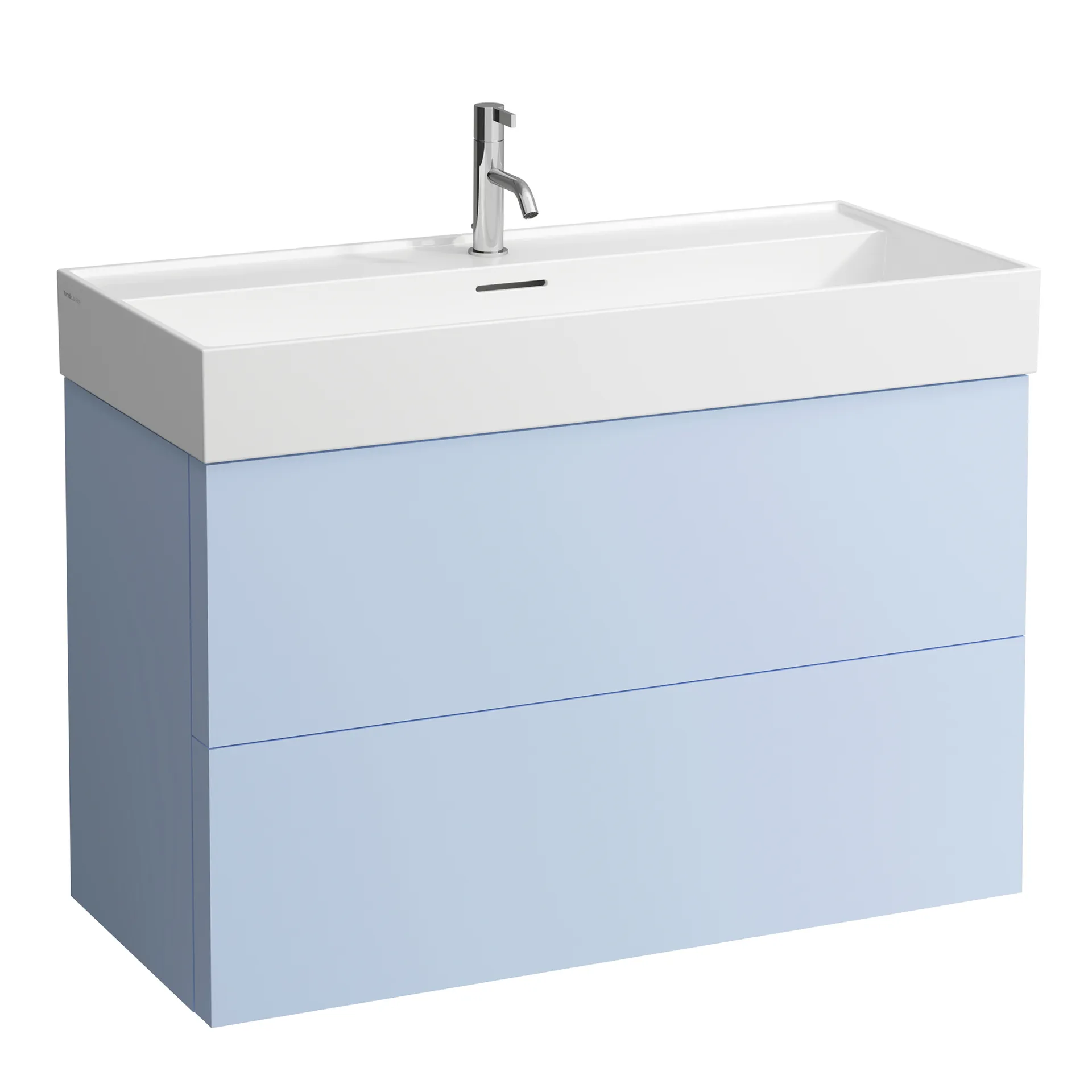 Laufen Waschtischunterbau „Kartell“ 450 × 600 × 985 mm Graublau Laufen Waschtischunterbau „Kartell“ 450 × 600 × 985 mm Graublau
