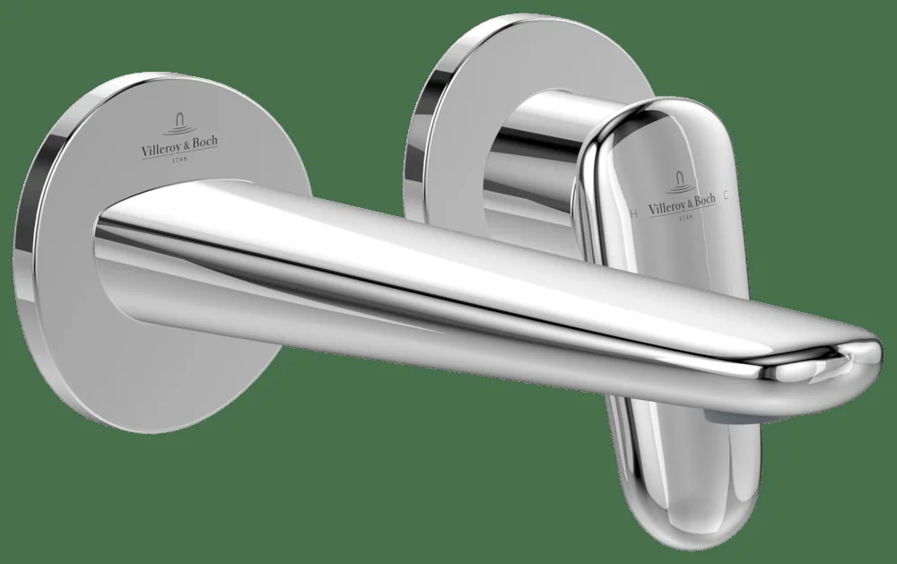 Villeroy & Boch Antao Zweiloch-Einhebel-Waschtischarmatur TVW111002000, 185x115x223mm, Chrom Villeroy & Boch Antao Zweiloch-Einhebel-Waschtischarmatur TVW111002000, 185x115x223mm, Chrom