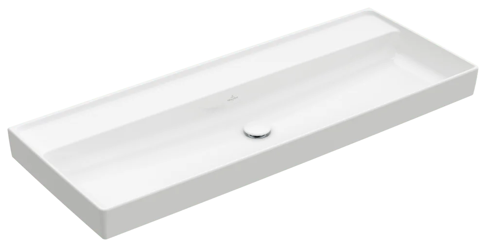 Villeroy & Boch Schrankwaschtisch Collaro 4A33C3, 1200x470x160 mm, weiß Alpin, TitanCeram, glänzend, Wandmontage