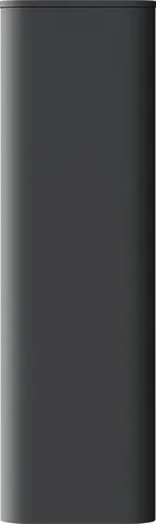 Duravit Halbhochschrank „Happy D.2 Plus“ 40 × 133,6 × 36 cm Graphit Supermatt, Anschlag rechts