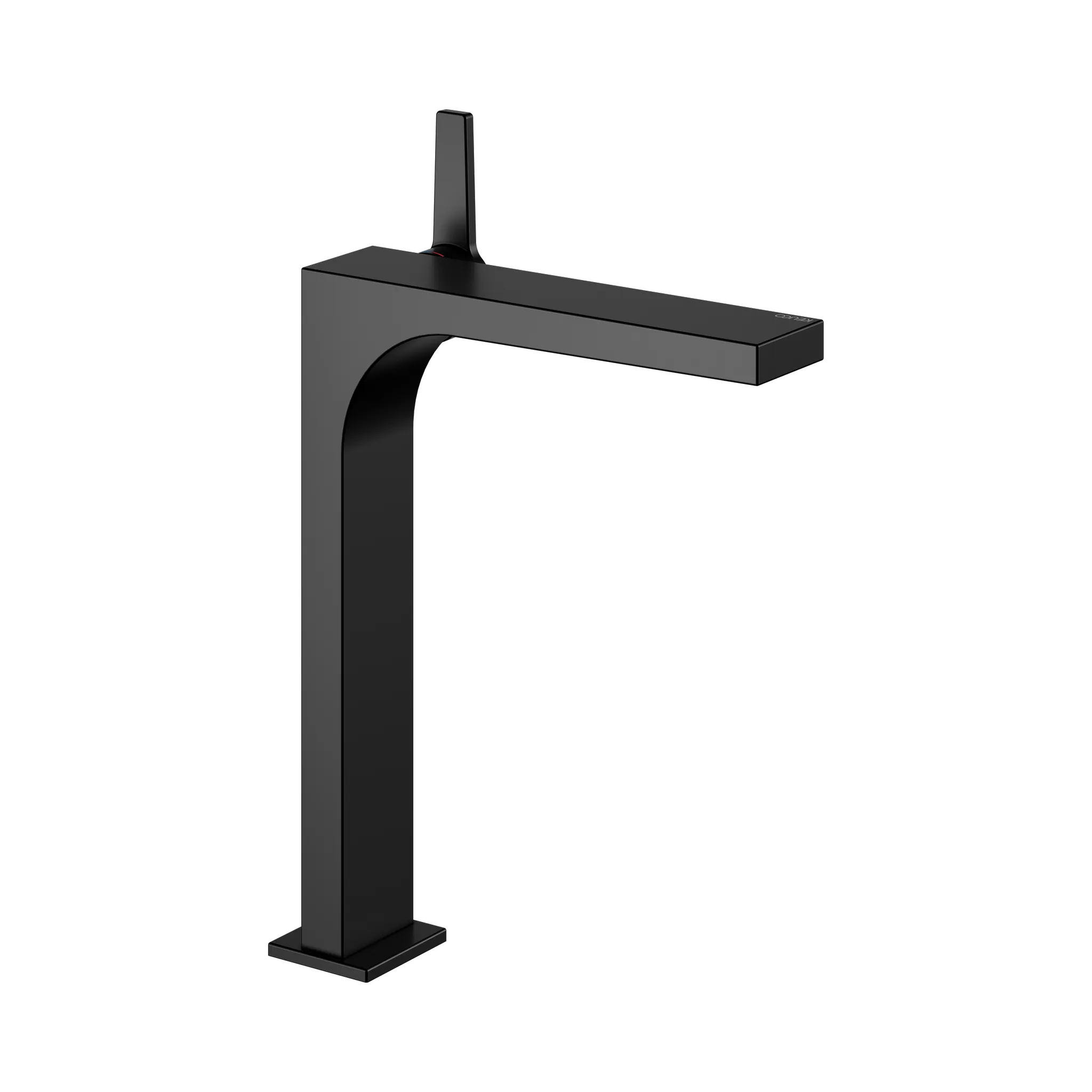 KEUCO EDITION 11 Einhebel-Waschtischmischer 250 ohne Zugstangen-Ablaufgarnitur schwarz matt
