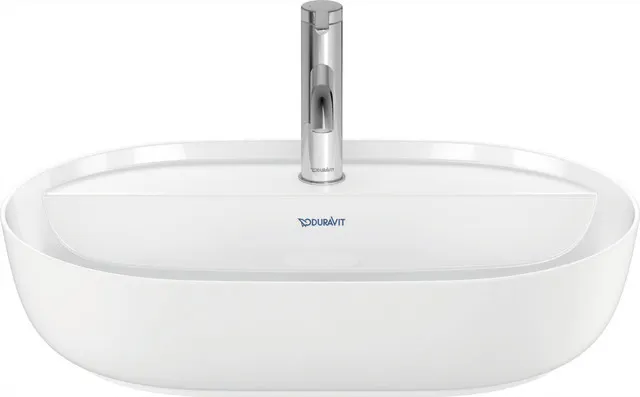 Aufsatzwaschtisch „Luv“, ohne Überlauf, Hahnlochposition mittig Aufsatzwaschtisch „Luv“, ohne Überlauf, Hahnlochposition mittig