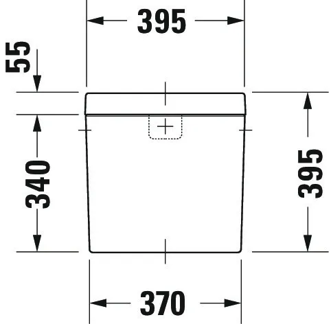 Spülkasten „Happy D.2“ 39,5 × 39,5 × 16 cm Spülkasten „Happy D.2“ 39,5 × 39,5 × 16 cm