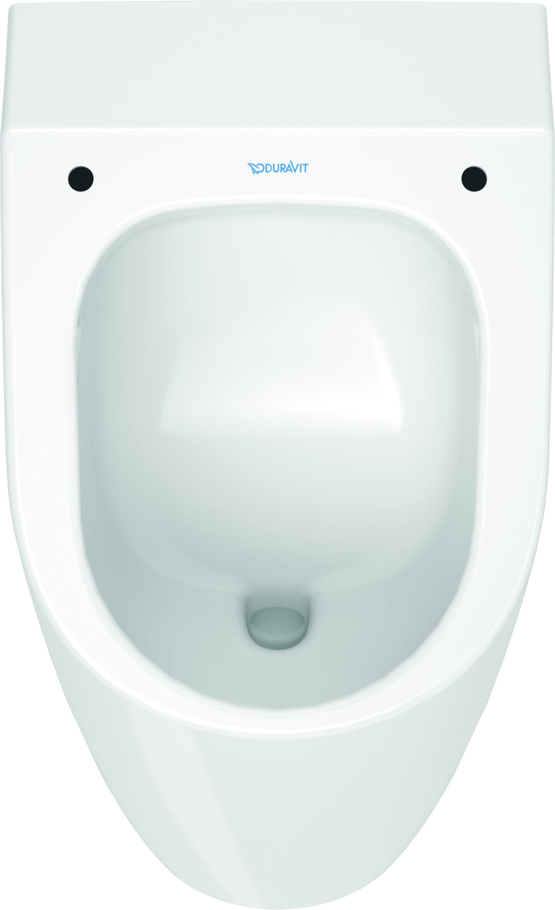 Urinal Rimless ME by Starck, weiß Abgang waagrecht, Ausfür für Deckel, HYG