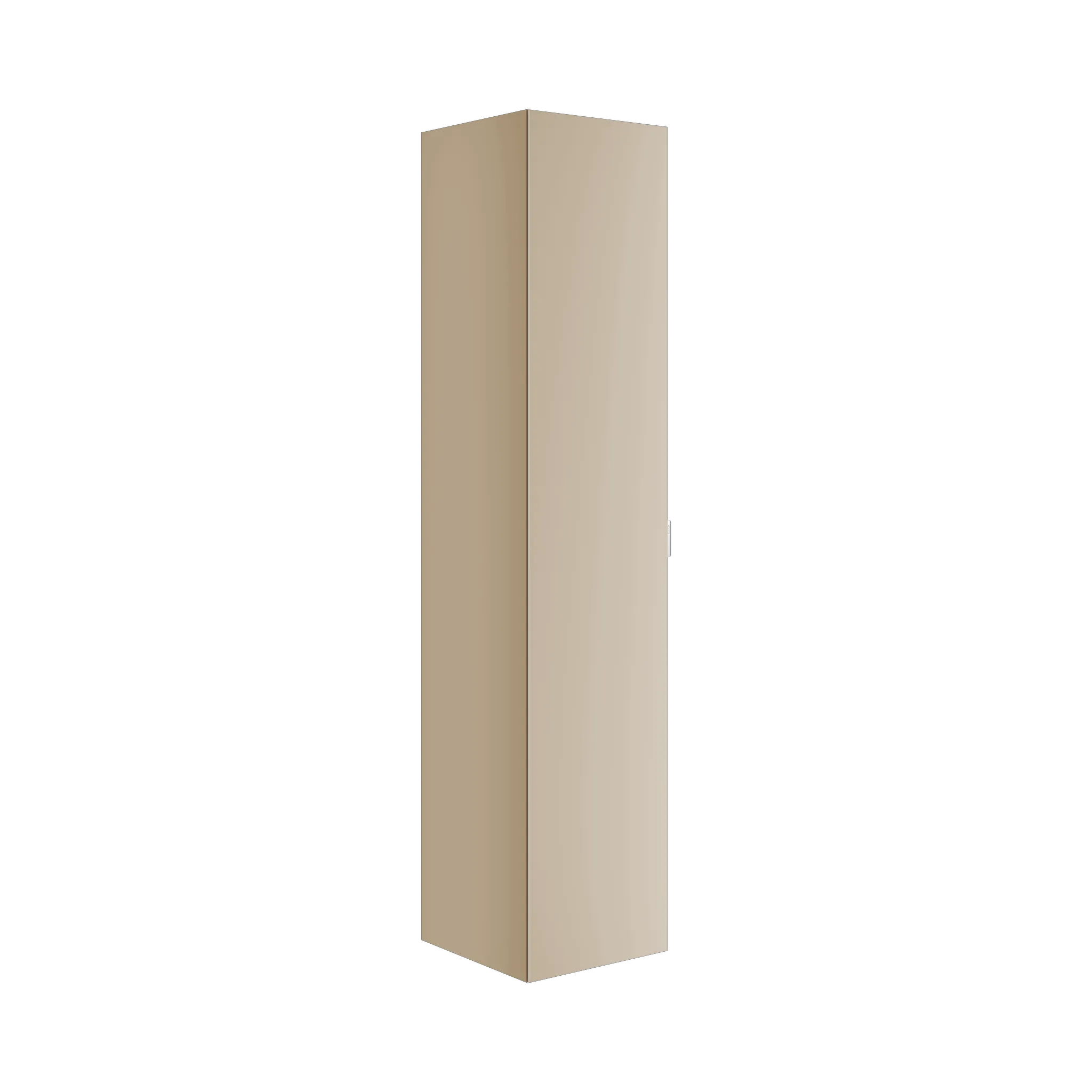 KEUCO Hochschrank „Edition 11 Art“ Sand (Lack, seidenmatt), Sand (Lack, seidenmatt), Anschlag links, mit Steckdose 400 × 1800 × 360 mm