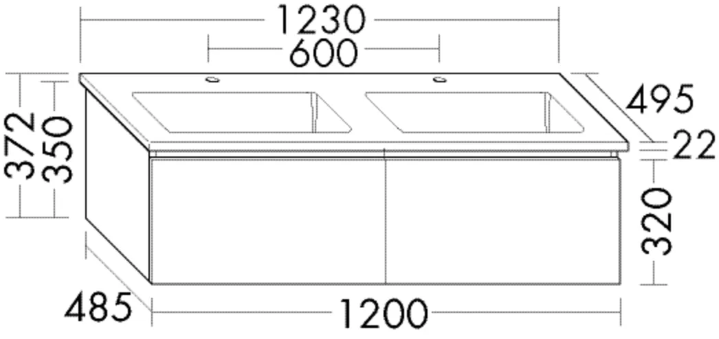 burgbad Badmöbelset „Lin20“ 127 × 41,2 cm in Perlgrau Hochglanz burgbad Badmöbelset „Lin20“ 127 × 41,2 cm in Perlgrau Hochglanz