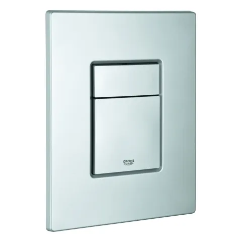 WC-Betätigung Skate Cosmopolitan 38732, 2-Mengen- und Start & Stopp-Betätigung, 156 x 197 mm, senkrechte und waagerechte Montage, chrom Farbe: titanium WC-Betätigung Skate Cosmopolitan 38732, 2-Mengen- und Start & Stopp-Betätigung, 156 x 197 mm, senkrechte und waagerechte Montage, chrom Farbe: titanium