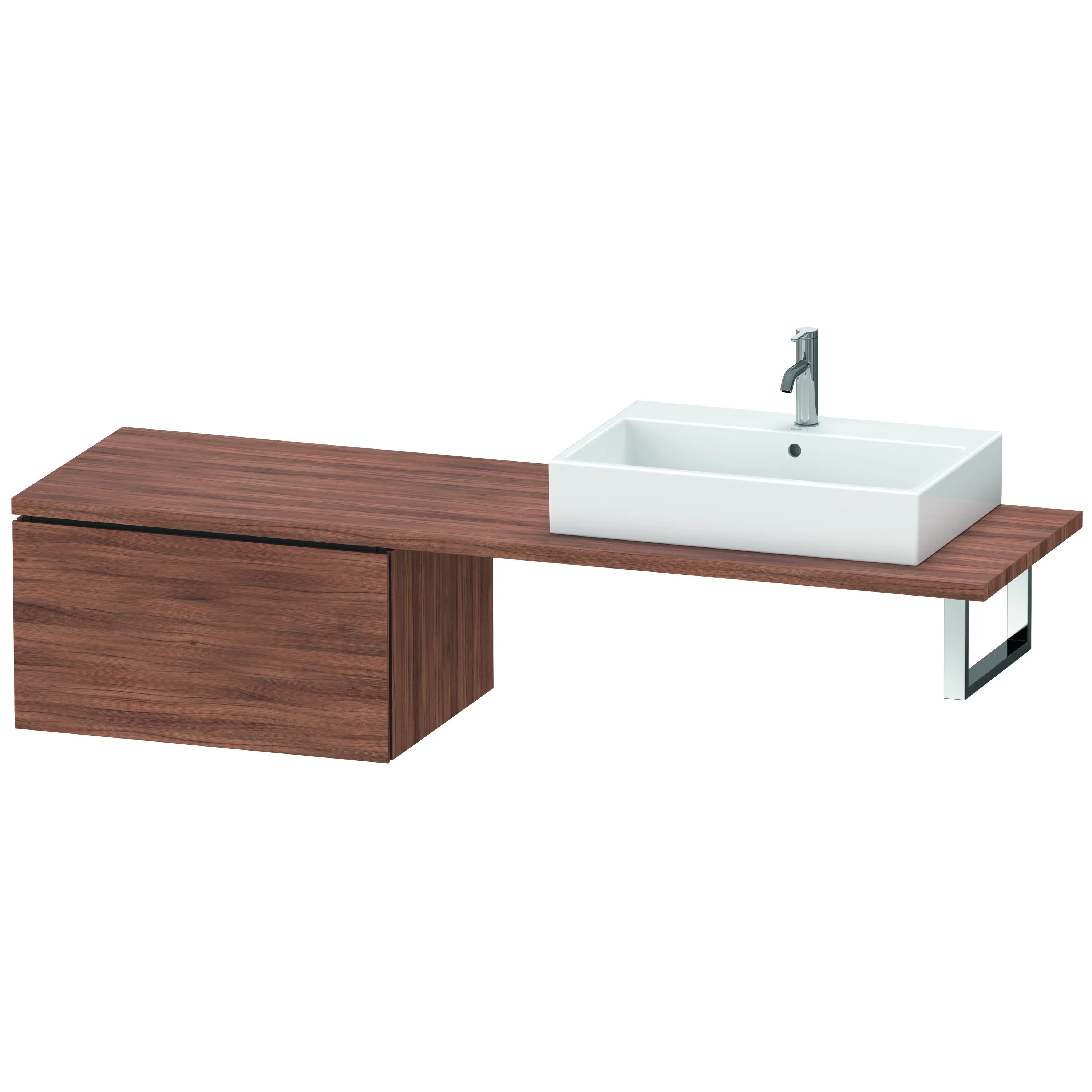 Duravit Unterschrank für Konsole „L-Cube“ 72 × 40 × 54,7 cm Nussbaum Natur