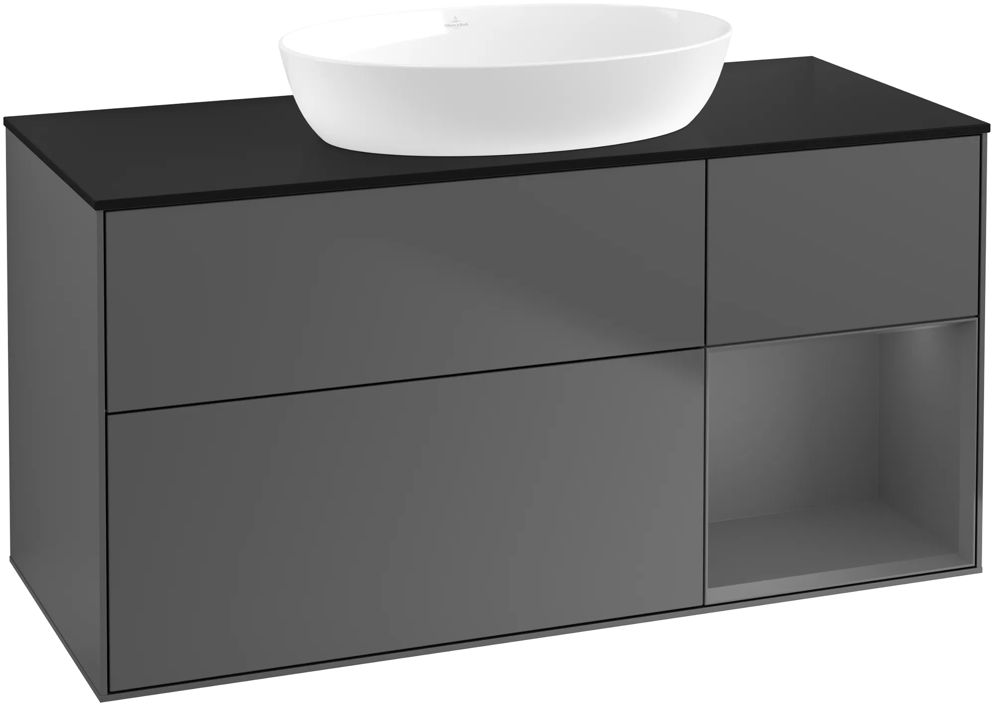 Villeroy & Boch Finion Waschbeckenunterschrank FA7 1200x603x501mm Anthrazit