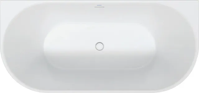 Duravit Badewanne „DuraSenja“ vorwand oval 1500 × 750 mm, mittig in Weiß Duravit Badewanne „DuraSenja“ vorwand oval 1500 × 750 mm, mittig in Weiß