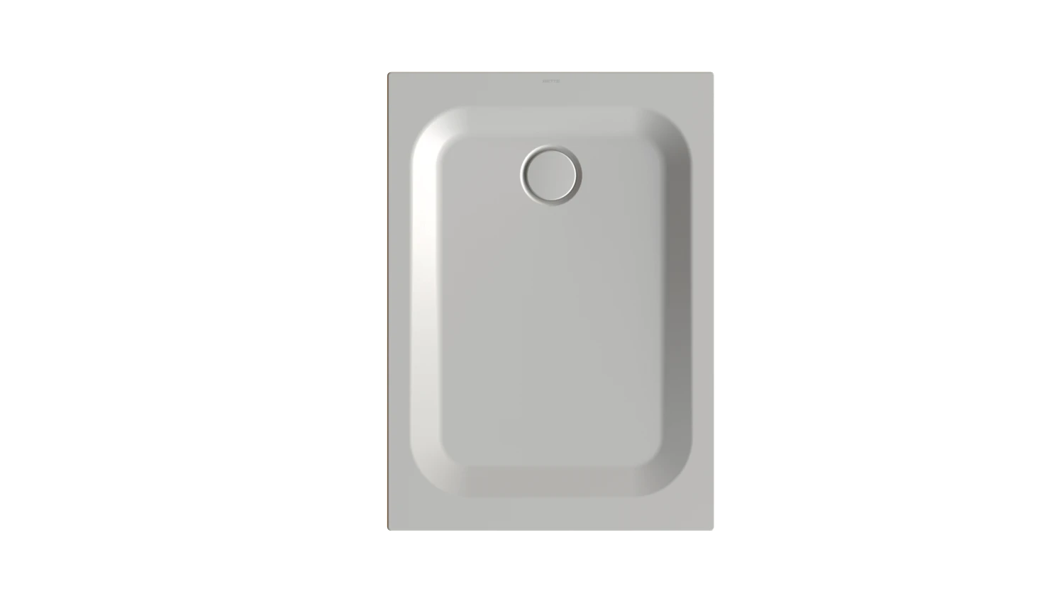 Bette rechteck Duschwanne „BetteUltra“ 1050 × 750 mm ohne Oberflächenbeschichtung, ohne Oberflächenveredelung, ohne Wannenträger, in Dust