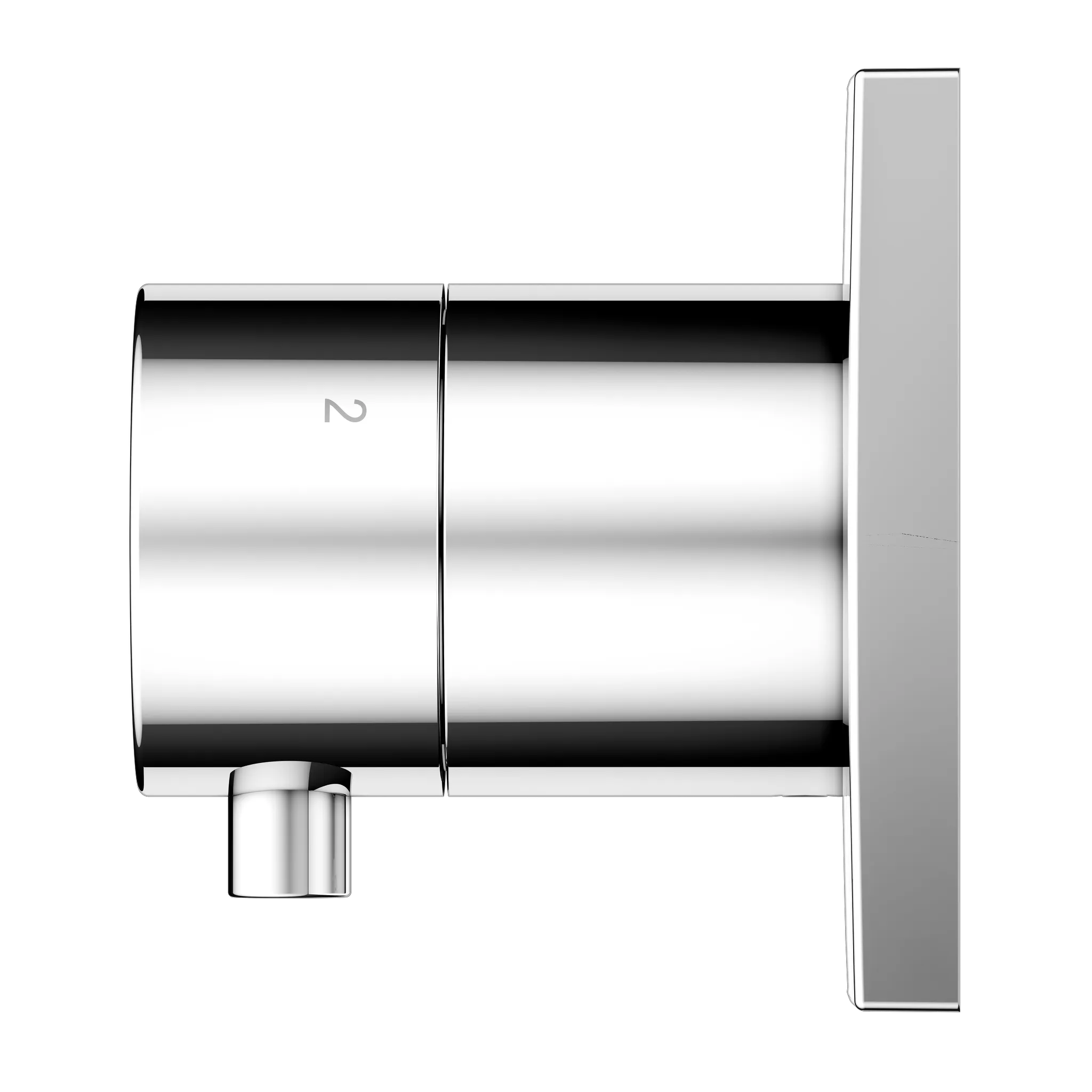 IXMO 59549011002 3-Wege Ab- u. Umstellventil UP IXMO Comfort, eckig verchromt