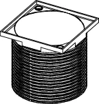 drainpoint S Rostrahmen Kunststoff, 100 mm, ohne Rost drainpoint S Rostrahmen Kunststoff, 100 mm, ohne Rost