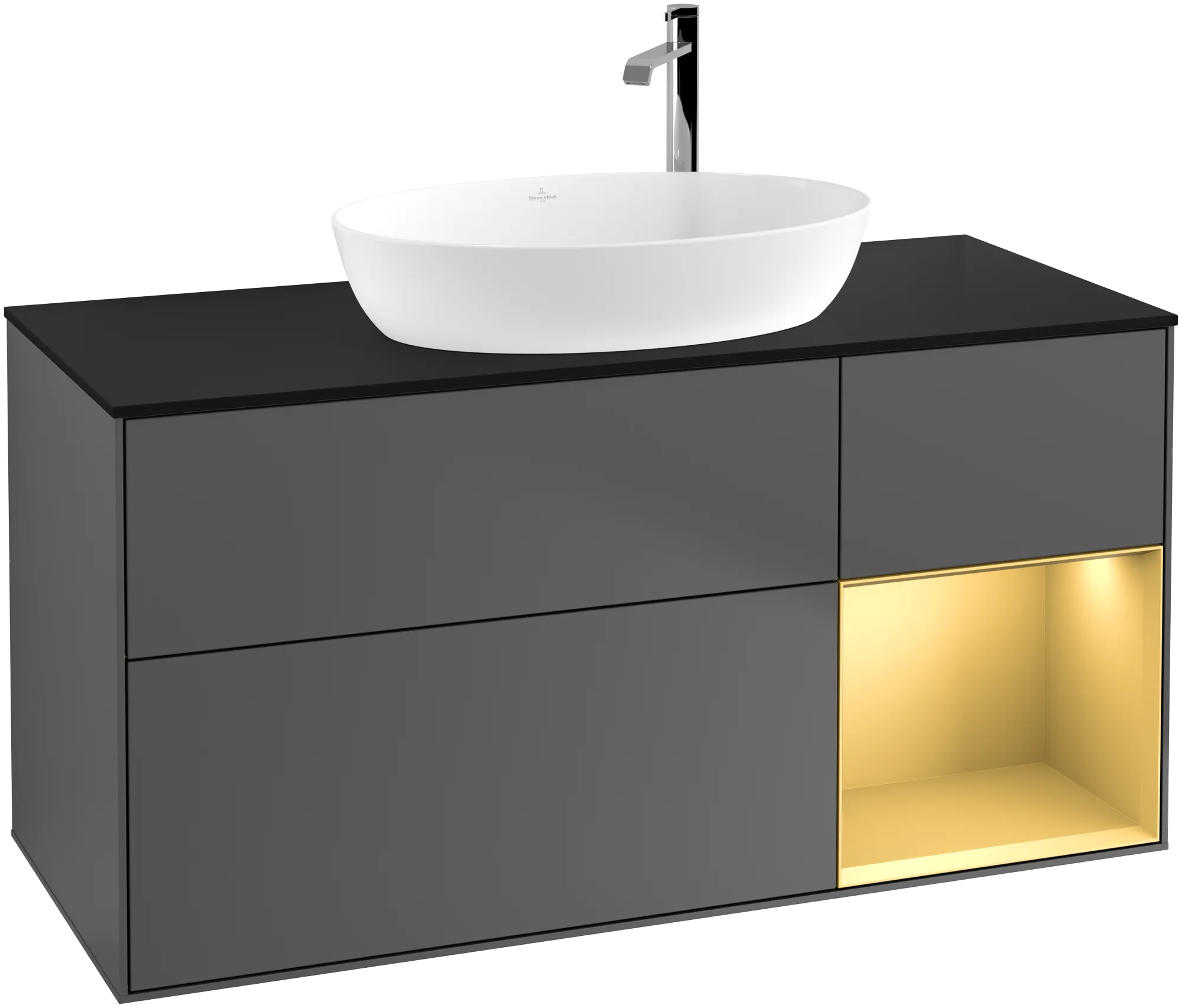 Villeroy & Boch Finion Waschbeckenunterschrank G95, anthrazit