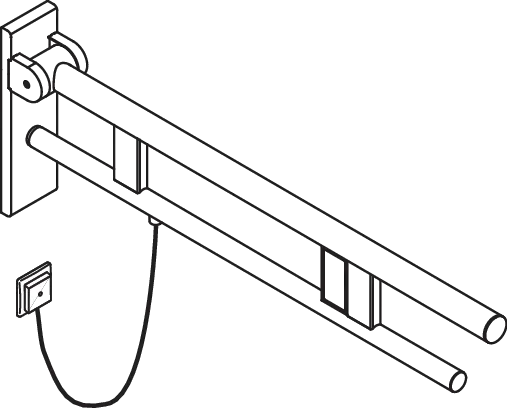 HEWI Stützklappgriff „System 900“