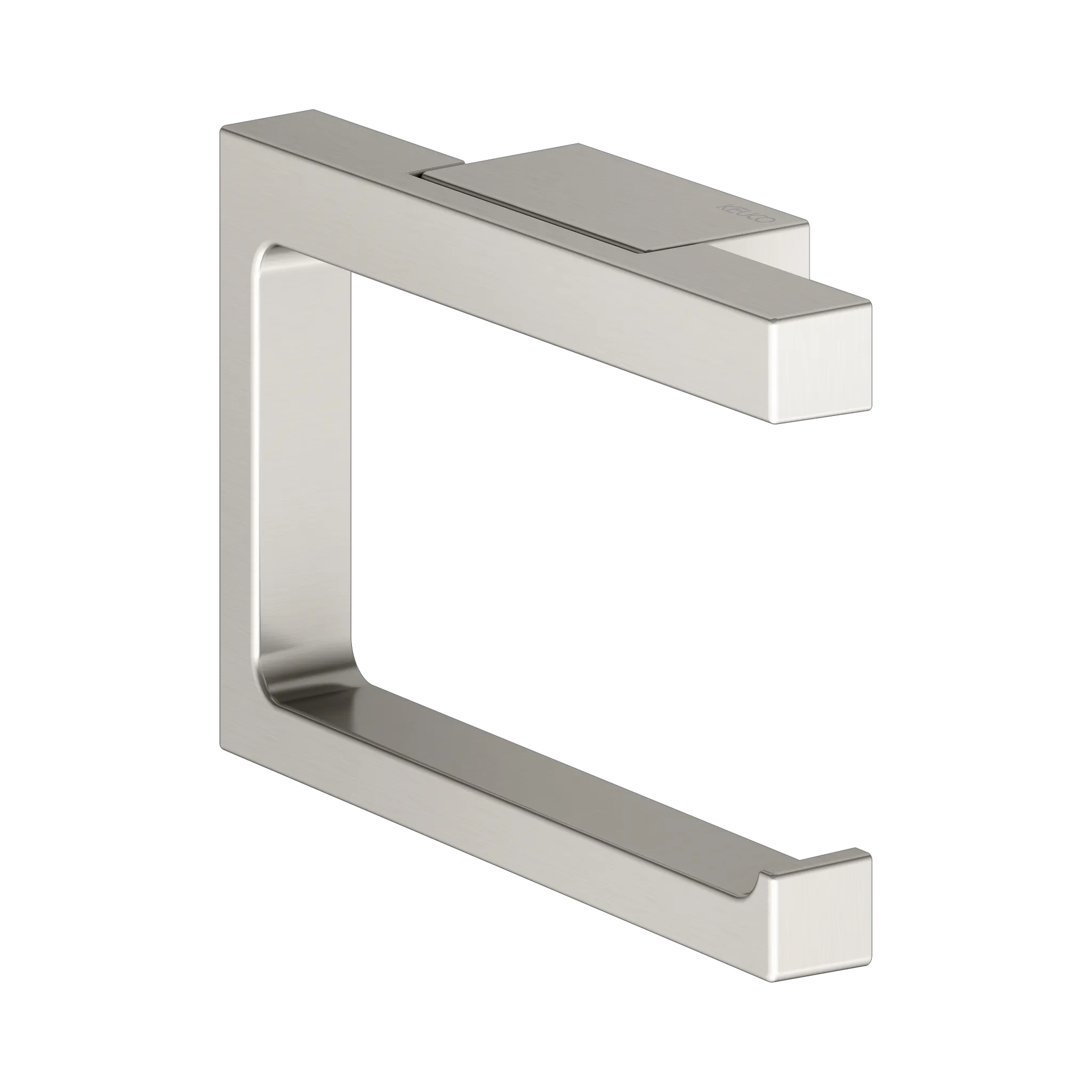 Edition 11 11162050000 Toilettenpapierhalter offene Form Nickel gebürstet
