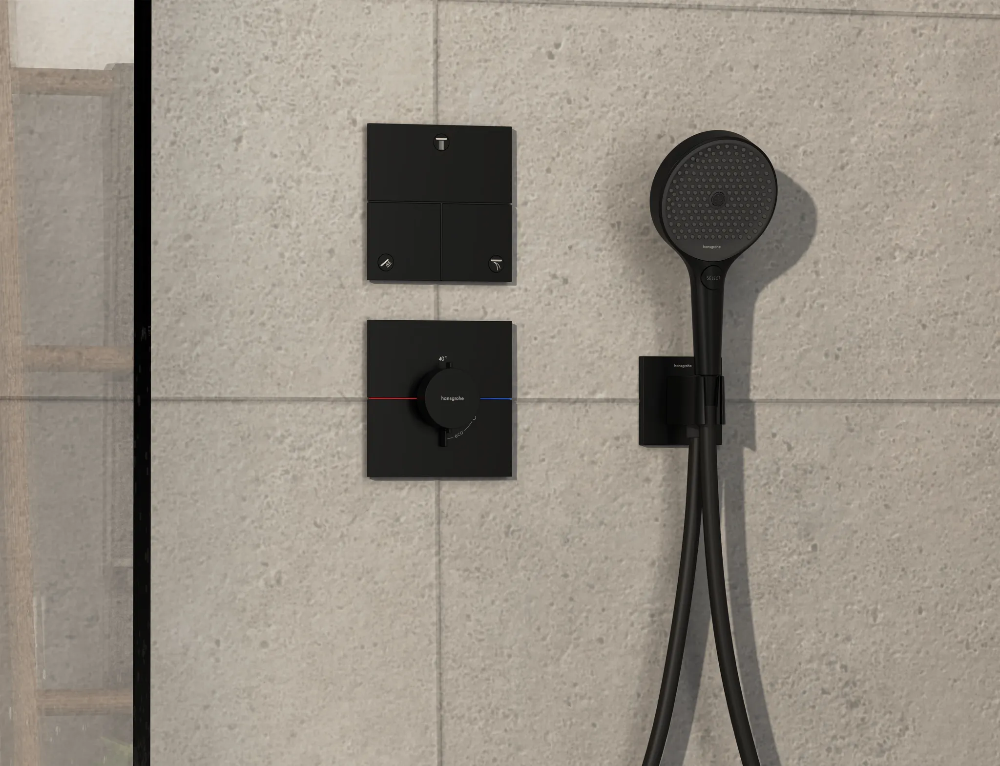 ShowerSelect Comfort E Ventil Unterputz für 3 Verbraucher Chrom ShowerSelect Comfort E Ventil Unterputz für 3 Verbraucher Chrom