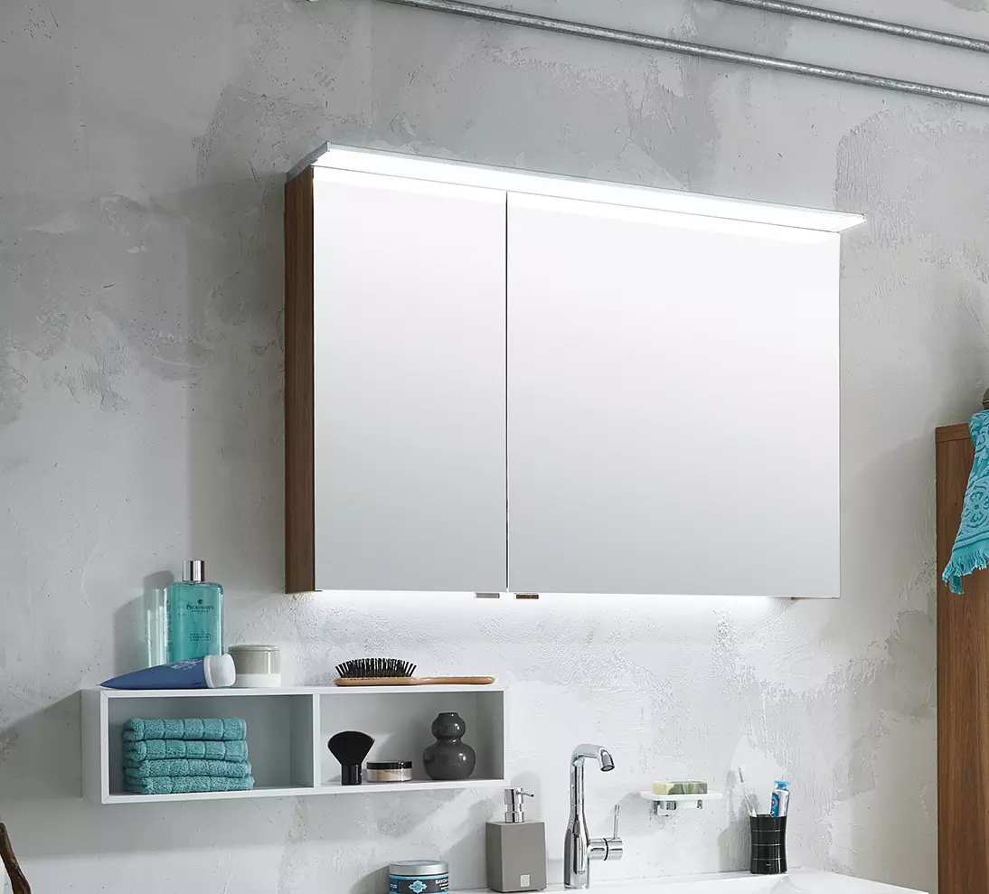 Laguna Spiegelschrank 2 türig „Laola“ große Tür links 902 × 659 × 150 mm