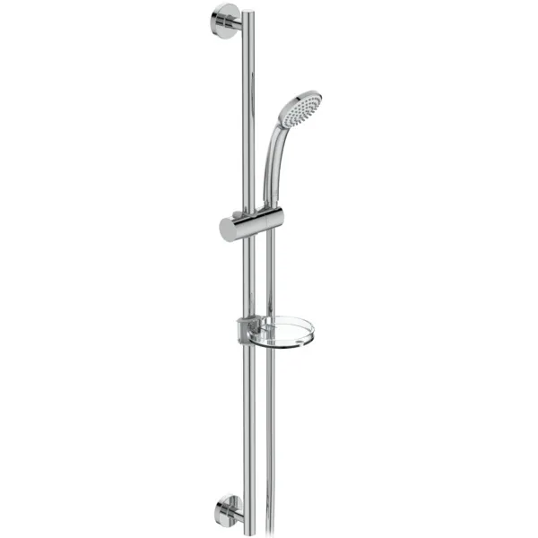 Ideal Standard IdealRain Brausekombination 900mm 1-Funktionshandbrause d:80mm Chrom Ideal Standard IdealRain Brausekombination 900mm 1-Funktionshandbrause d:80mm Chrom