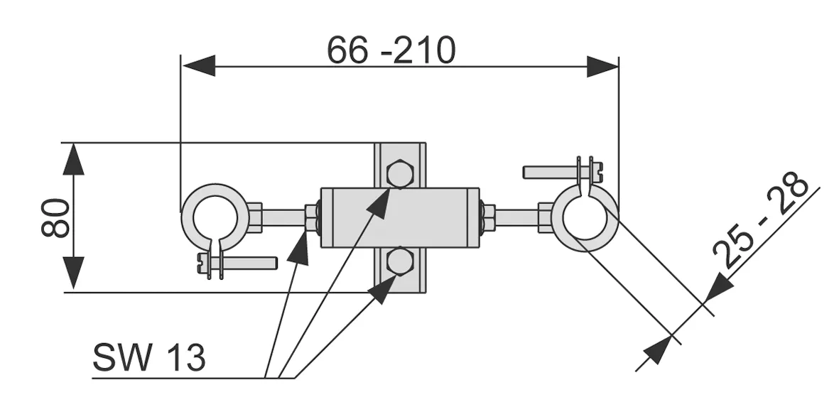 TECEprofil Anschlusseinheit für Absperr- und Zählereinrichtung TECEprofil Anschlusseinheit für Absperr- und Zählereinrichtung