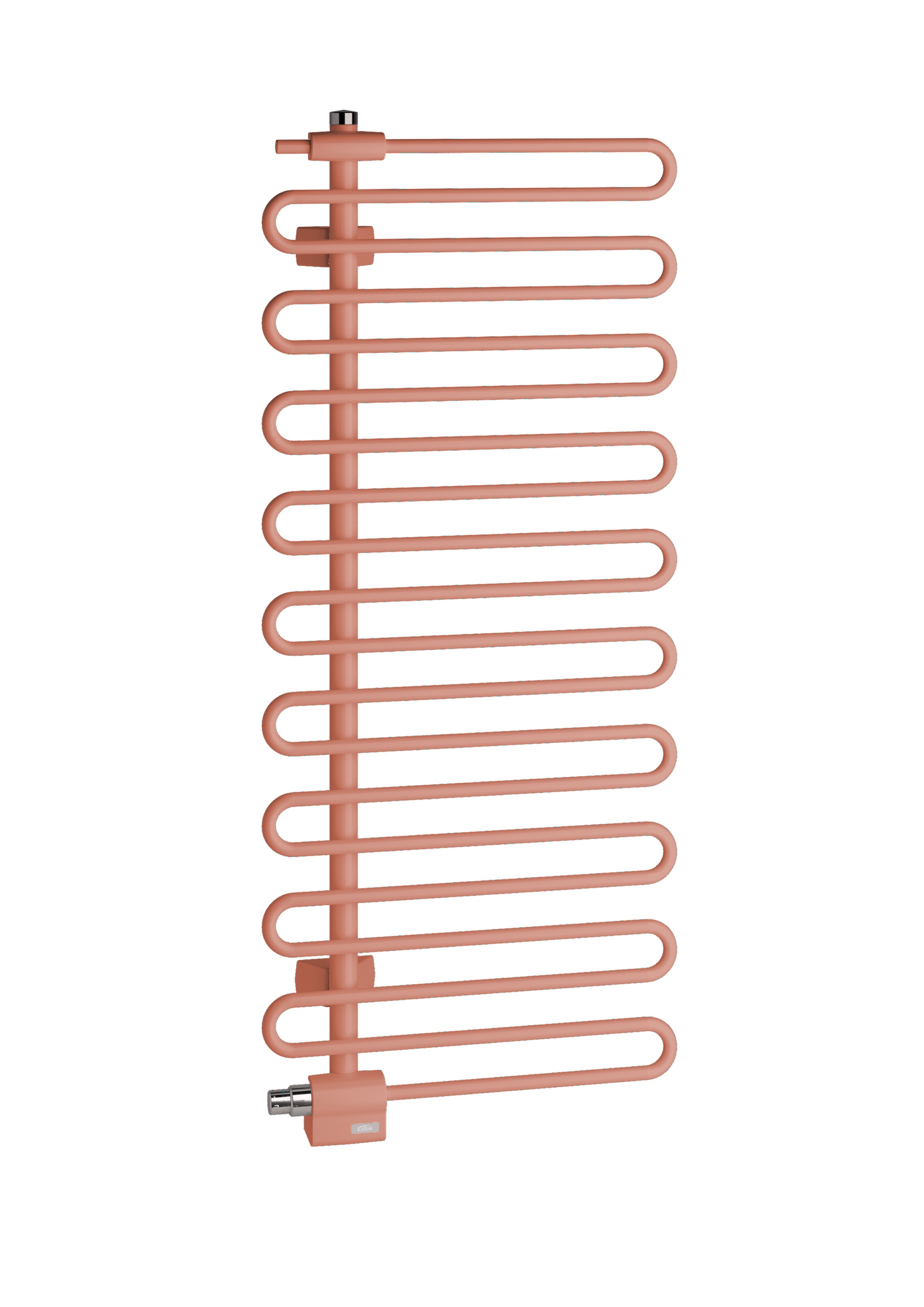 Kermi Design-Heizkörper „Icaro®“ Umrüstbar für links oder rechts 60 × 186,6 cm in Weiß