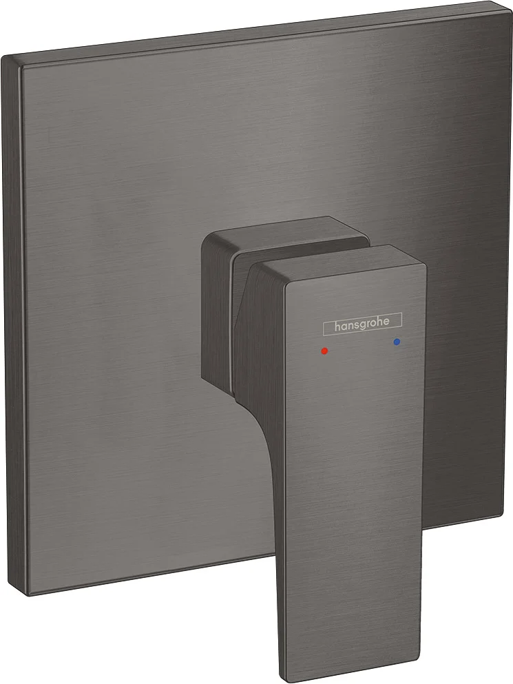Hansgrohe Metropol Einhebel-Brausemischer Unterputz, Brushed Black Chrome, Keramikmischsystem, einstellbare Temperaturbegrenzung, mit Schalldämpfer Hansgrohe Metropol Einhebel-Brausemischer Unterputz, Brushed Black Chrome, Keramikmischsystem, einstellbare Temperaturbegrenzung, mit Schalldämpfer