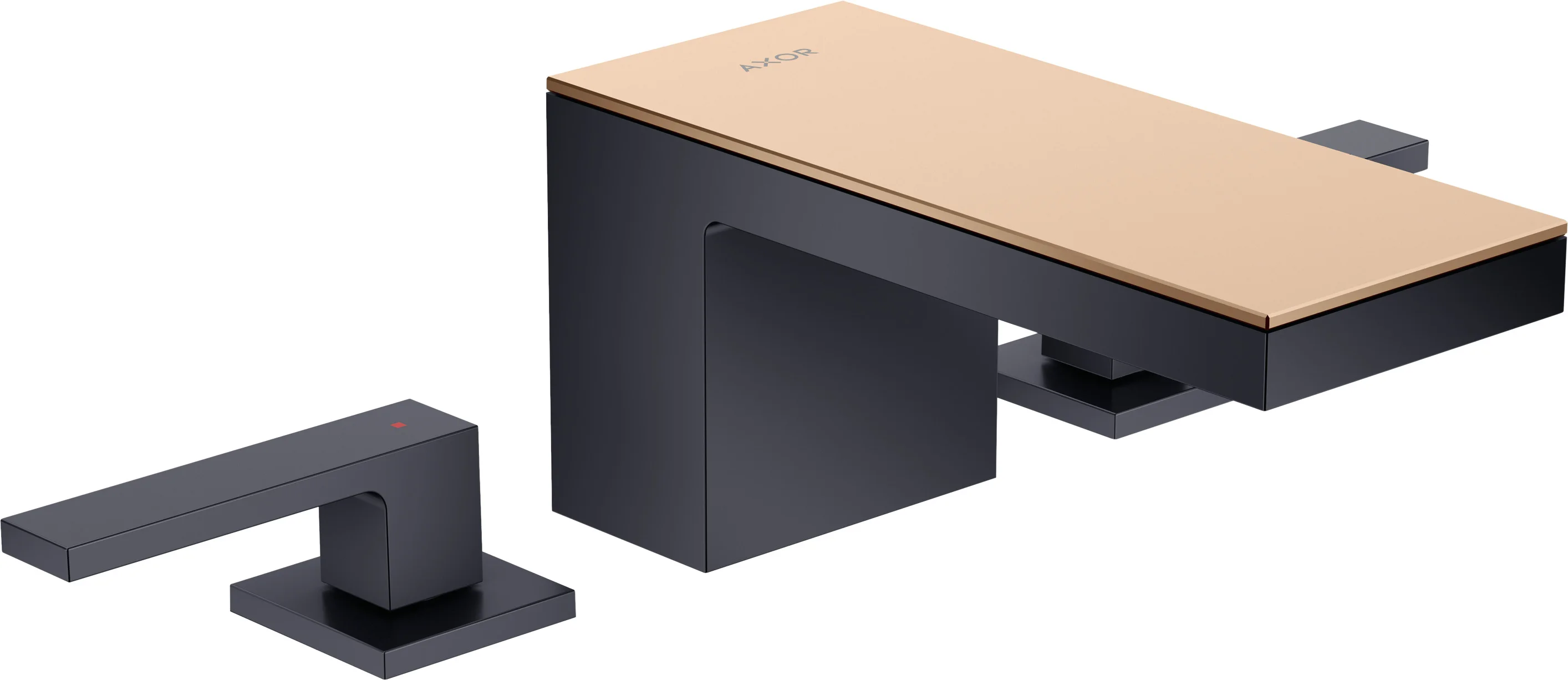 Hansgrohe AXOR MyEdition Platte 200 mm Metall Brushed Red Gold abnehmbar