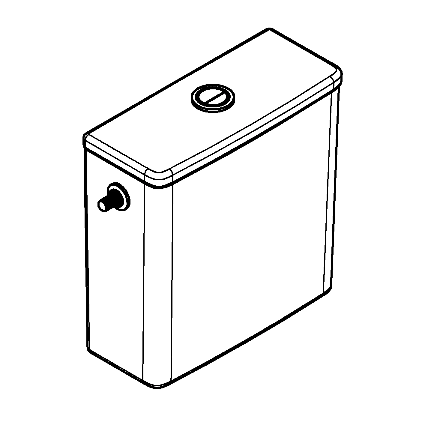 Grohe Aufsatzspülkasten Euro Keramik, Anschluss seitlich, Dual Flush, in alpinweiß Grohe Aufsatzspülkasten Euro Keramik, Anschluss seitlich, Dual Flush, in alpinweiß