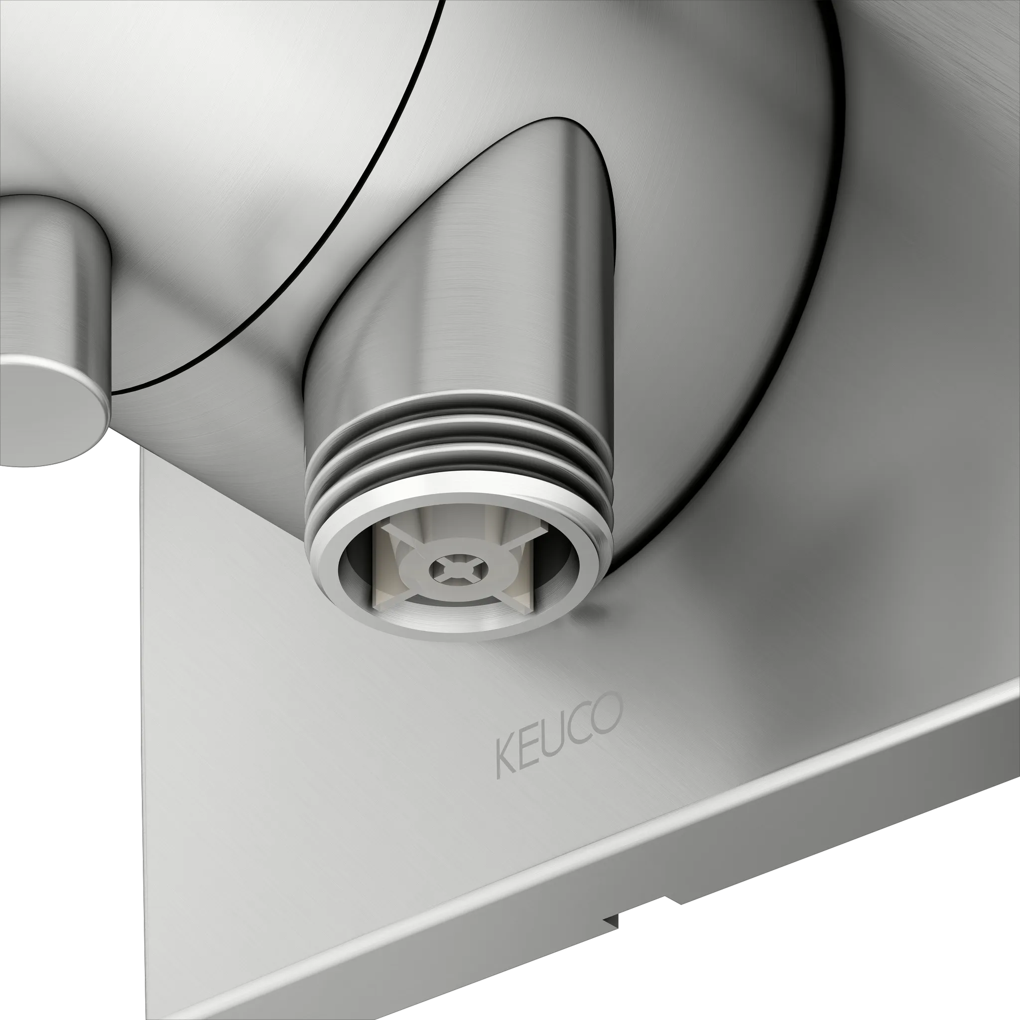 KEUCO IXMO Ab- und Umstellventil Unterputz für 2 Verbraucher mit Schlauchanschluss und Brausehalter