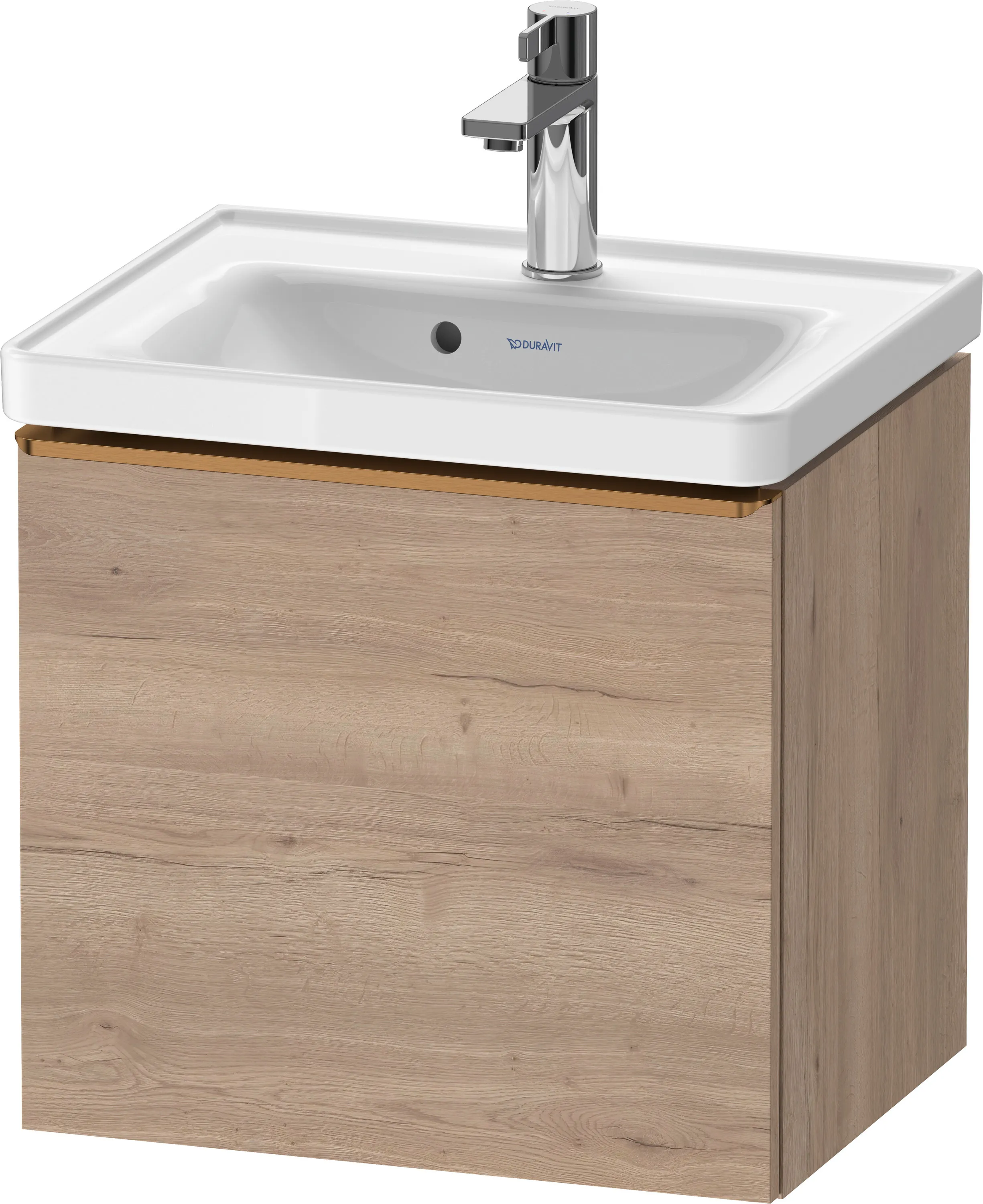 Duravit Waschtischunterschrank wandhängend „D-Neo“ 48,4 × 44 × 37,2 cm Eiche Marmoriert