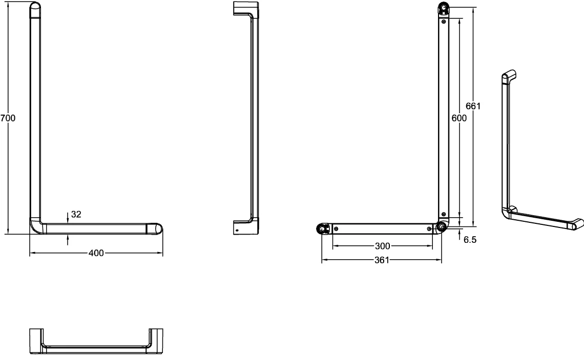 Villeroy & Boch Wandhaltegriff ViCareDESIGN 921711