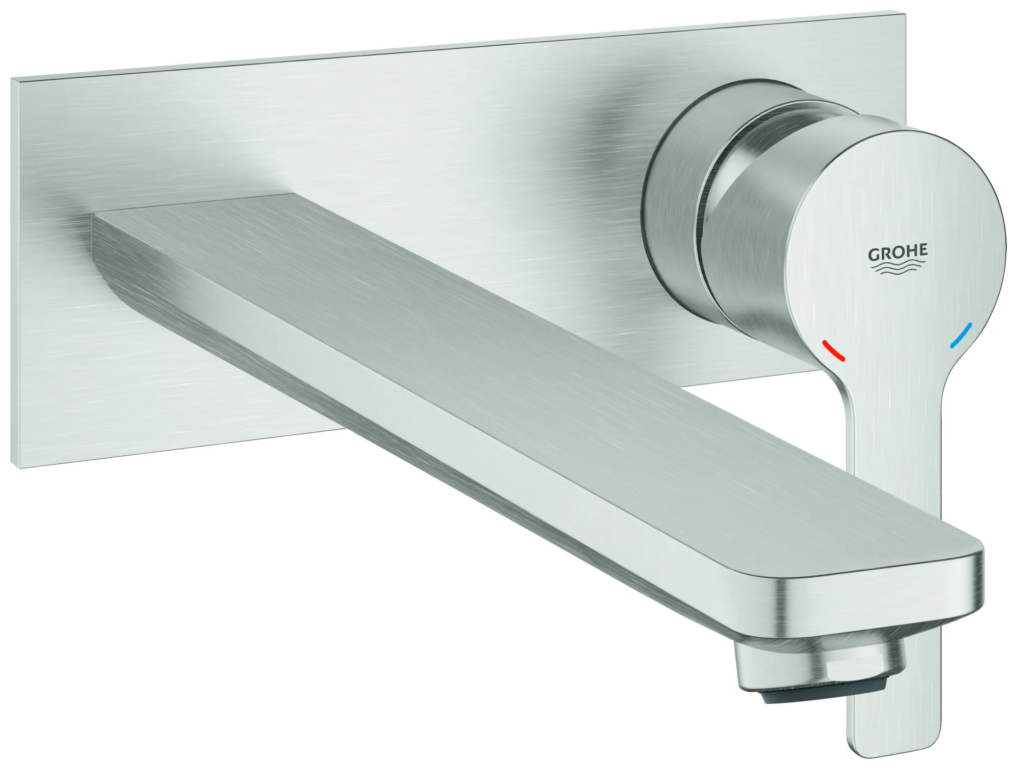 Grohe Lineare 2-Loch-Waschtischbatterie Wandmontage supersteel Grohe Lineare 2-Loch-Waschtischbatterie Wandmontage supersteel