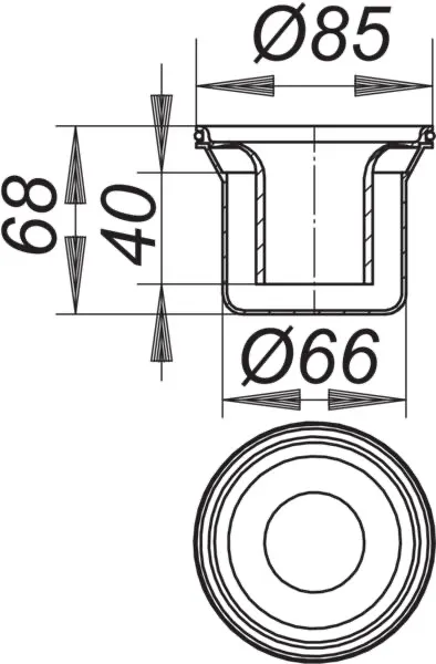 Geruchverschlusseinsatz TistoPlan Geruchverschlusseinsatz TistoPlan