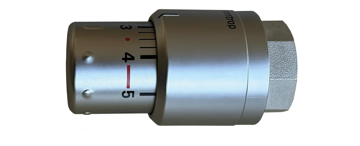 BEMM Thermostat Puro M30x1,5 - Edelstahl/Edelstahl, schlankes Design, verchromte Griffhülse, für BEMM-M-Ventil und Ventil-Röhrenradiatoren BEMM Thermostat Puro M30x1,5 - Edelstahl/Edelstahl, schlankes Design, verchromte Griffhülse, für BEMM-M-Ventil und Ventil-Röhrenradiatoren