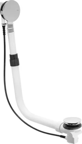 Viega Ab- und Überlaufgarnitur Modell 6163 „Multiplex“ 6163 in Messing verchromt 24,6 cm