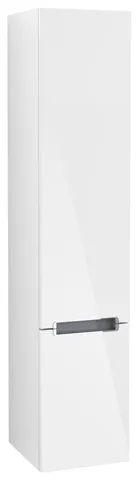 Villeroy & Boch Hochschrank „Subway 2.0“ 35 × 165 × 37 × 37 cm Glossy White, Anschlag links, ohne Beleuchtung Villeroy & Boch Hochschrank „Subway 2.0“ 35 × 165 × 37 × 37 cm Glossy White, Anschlag links, ohne Beleuchtung