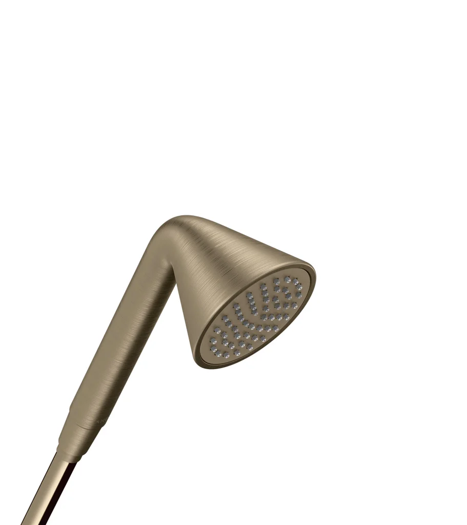 Hansgrohe AXOR Showers/ Front Handbrause 85 mm Rain EcoSmart Brushed Nickel Hansgrohe AXOR Showers/ Front Handbrause 85 mm Rain EcoSmart Brushed Nickel