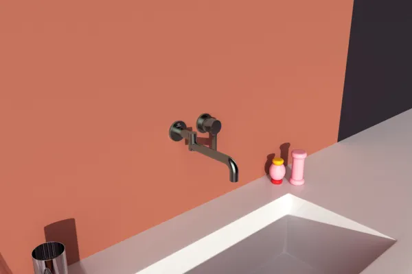 Wand-Küchenarmatur Gusto Ausladung 246mm Magnetic Grey Wand-Küchenarmatur Gusto Ausladung 246mm Magnetic Grey