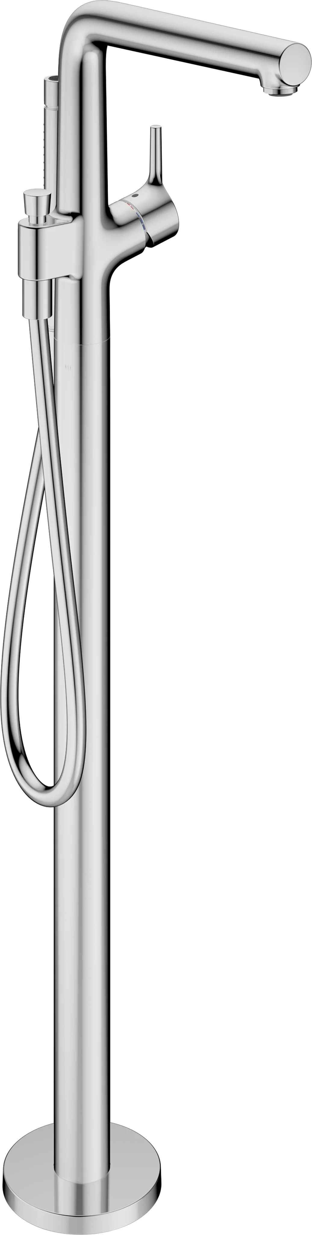 Hansgrohe FixFit Wandanschluss Square mit Rückflussverhinderer, Chrom, Anschlusswinkel aus Kunststoff, Material Abdeckung: Kunststoff, Anschlussart: G 1/2