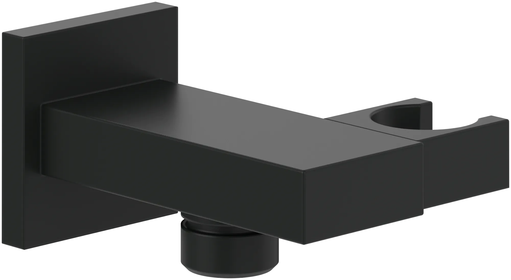 Halter für Handbrause TVC00046300061, Befestigung verdeckt 8,7 cm in Matt Black Halter für Handbrause TVC00046300061, Befestigung verdeckt 8,7 cm in Matt Black