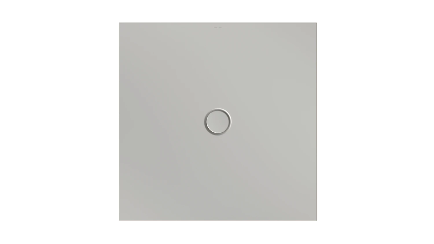 Bette quadrat Duschwanne „BetteFloor“ 100 × 100 cm in Dust