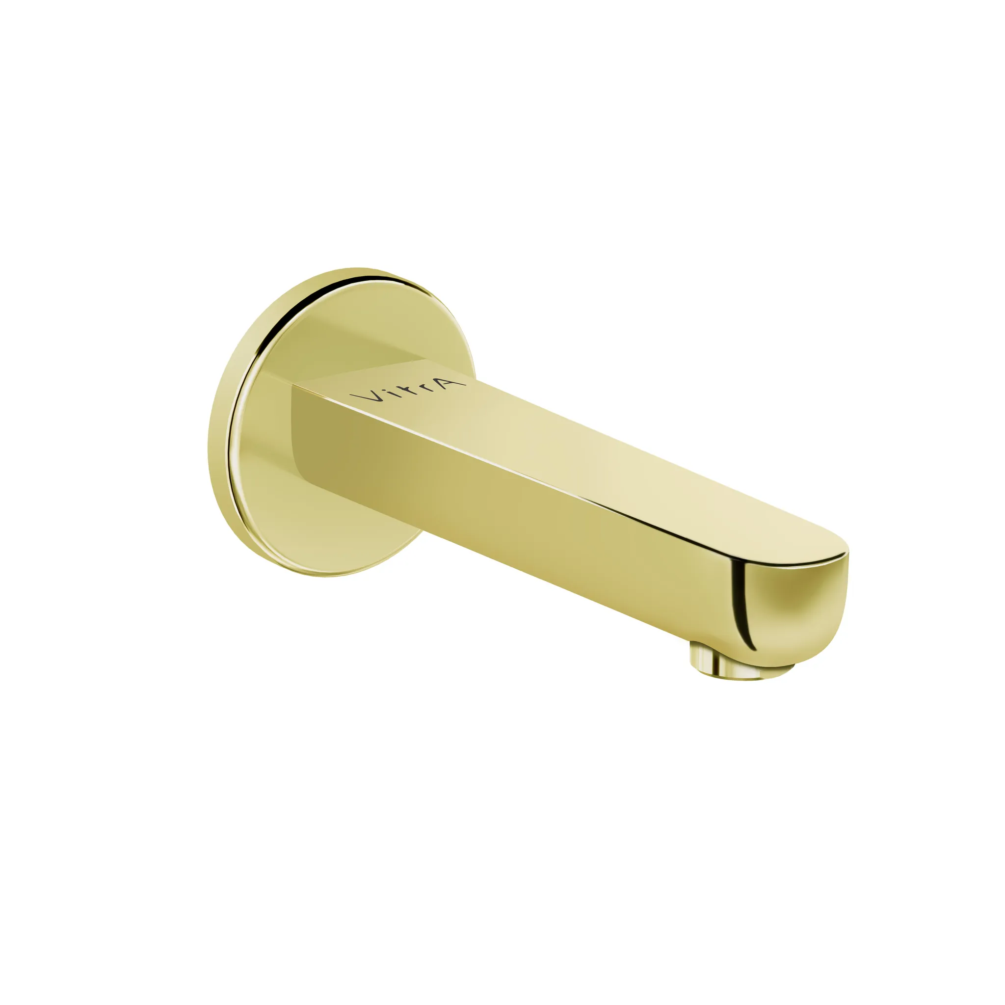 VitrA Flow Soft Wanneneinlauf Ausladung Auslauf 16 cm Aufputzmontage Gold Soft VitrA Flow Soft Wanneneinlauf Ausladung Auslauf 16 cm Aufputzmontage Gold Soft
