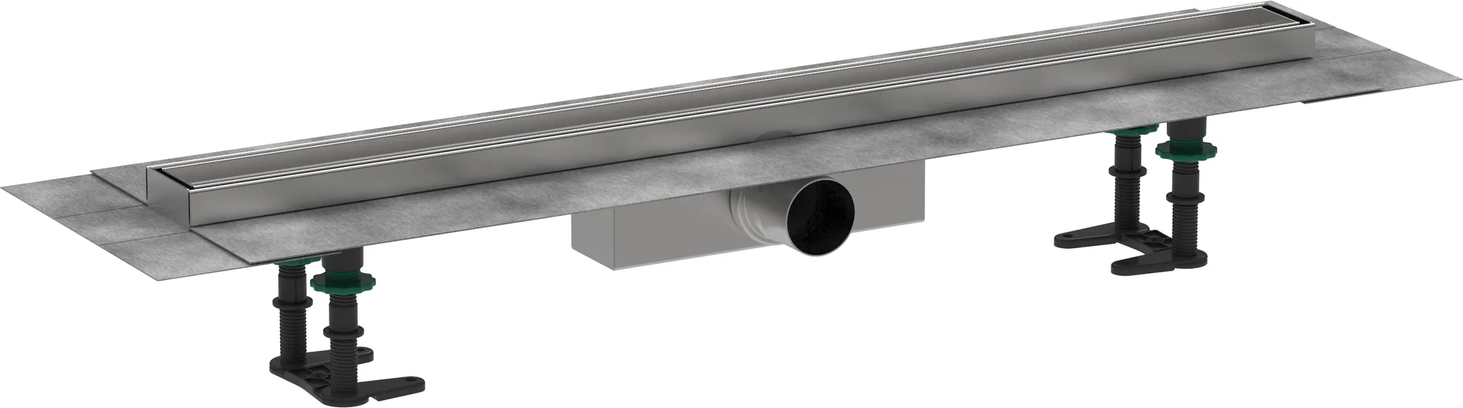 RainDrain Compact Komplettset Duschrinne 800 befliesbar für Standardinstallation k.a.