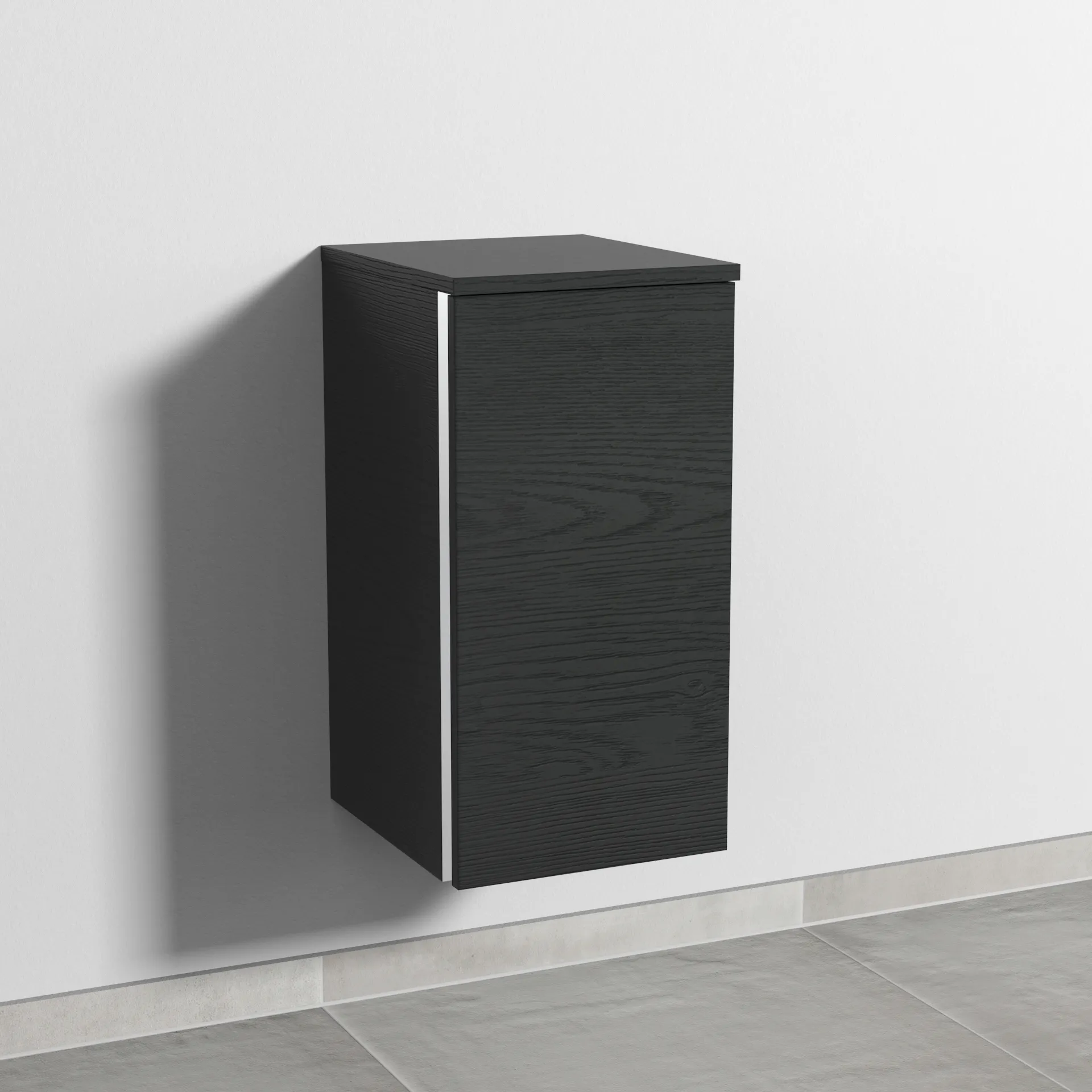 Sanipa Unterschrank „3way“ 300 × 580 × 345 mm Anschlag rechts, in Black Oak, Anschlag rechts