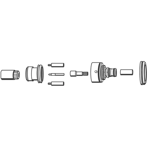 Verlängerungsset 47653, 27,5 mm, für 19 066/19 067 Tenso, für 19 144 - 19 149 Atrio, für 19 159/19 161 Chiara, für 34 137/34 138 F1 Verlängerungsset 47653, 27,5 mm, für 19 066/19 067 Tenso, für 19 144 - 19 149 Atrio, für 19 159/19 161 Chiara, für 34 137/34 138 F1