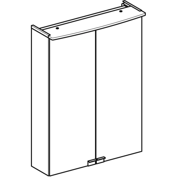 Geberit Spiegelschrank „Option“ 50 × 18 cm