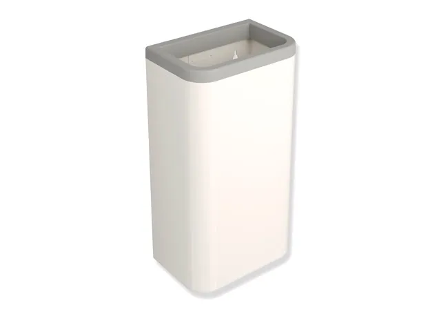 HEWI Papierabfallbehälter Serie 477 PG74, Korpus Polyamid, Fassungsvermögen ca. 25 l, Breite 281 mm, Höhe 505 mm, Tiefe 181 mm, Wandmontage, HEWI Farbe 95 (Felsgrau) HEWI Papierabfallbehälter Serie 477 PG74, Korpus Polyamid, Fassungsvermögen ca. 25 l, Breite 281 mm, Höhe 505 mm, Tiefe 181 mm, Wandmontage, HEWI Farbe 95 (Felsgrau)